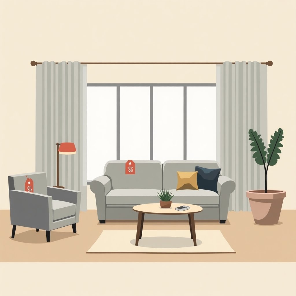 Moderne appartement in Dubai met prijsindicaties van de woonkosten.
